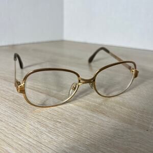 Vintage Neostyle Boutique 319 Eyeglasses Gold Metal Frames 48-18-135
